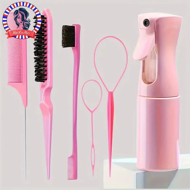 Juego de 6 cepillos para el cabello.