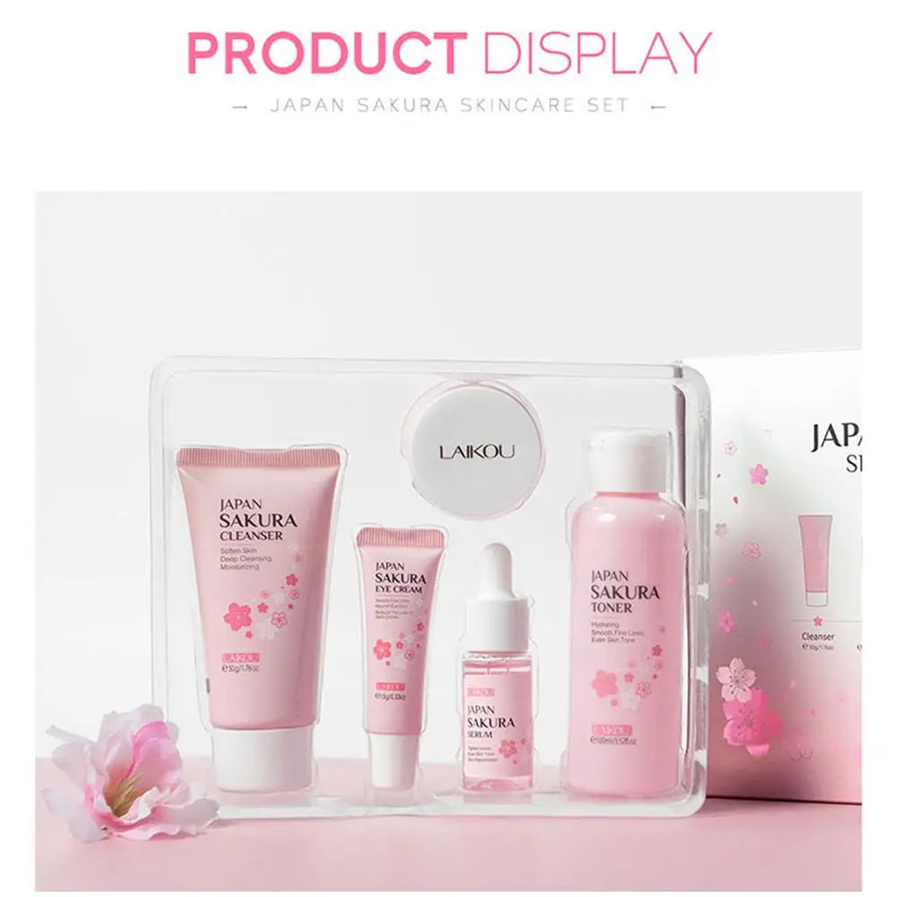 Set de cuidado facial Sakura de 5/3 piezas
