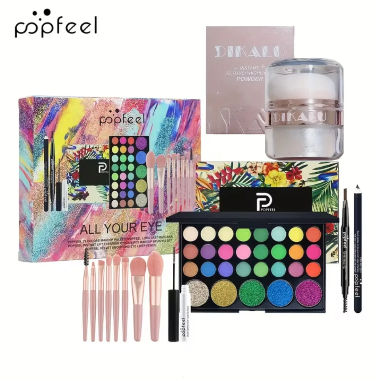 Kit de maquillaje facial completo POPFEEL