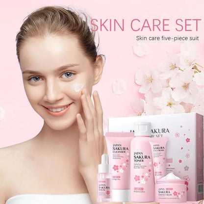 Set de cuidado facial Sakura de 5/3 piezas