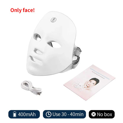 Mascarilla LED inalámbrica