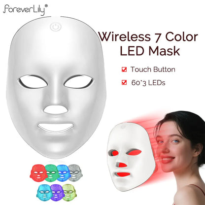 Mascarilla LED inalámbrica