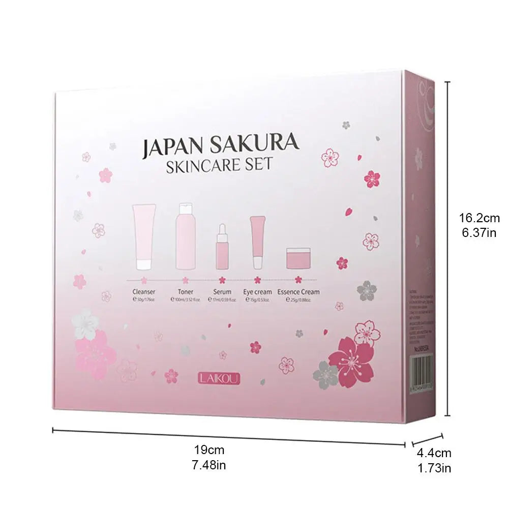 Set de cuidado facial Sakura de 5/3 piezas