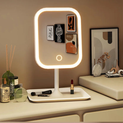 Espejo de tocador moderno de escritorio Niche con luz
