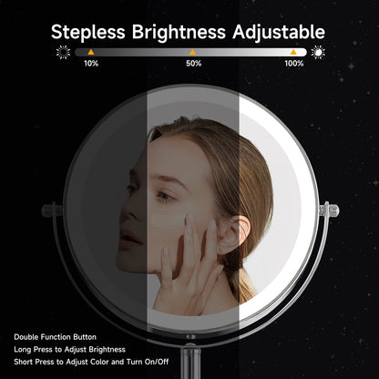 Espejo de maquillaje iluminado