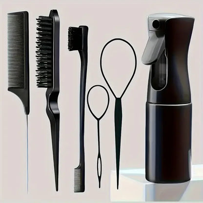 Juego de 6 cepillos para el cabello.