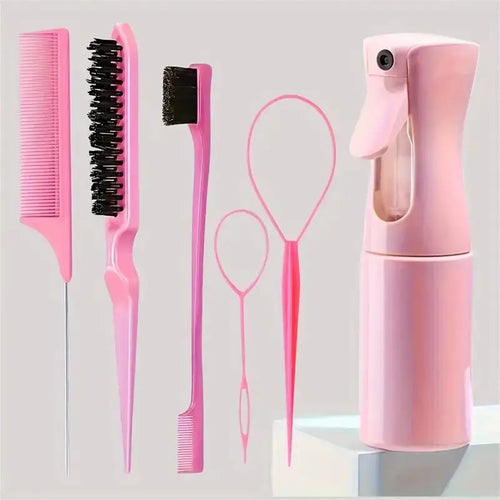 Juego de 6 cepillos para el cabello.