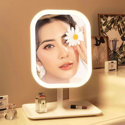 Espejo de tocador moderno de escritorio Niche con luz